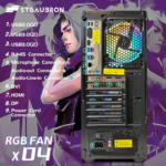 Gaming PC Computer Desktop, Radeon RX 580 16G GDDR5, Intel Core I5-9400F up to 4.1Ghz, 16G DDR4 Memory, 512G SSD, 600M Wifi, BT 5.0, RGB Fan X 4, RGB Mouse Pad, Windows 11 Home - Image 7
