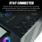 Panorama Gaming PC Desktop (NVD Geforce RTX 4070 Super, Intel 24-Core I9-14900Kf Processor, 32GB DDR5 RAM, 1TB Nvme SSD + 3TB HDD, Wifi 7 + BT, Windows 11 Pro) Best 2024 Prebuilt RGB Gamer Computer - Image 6