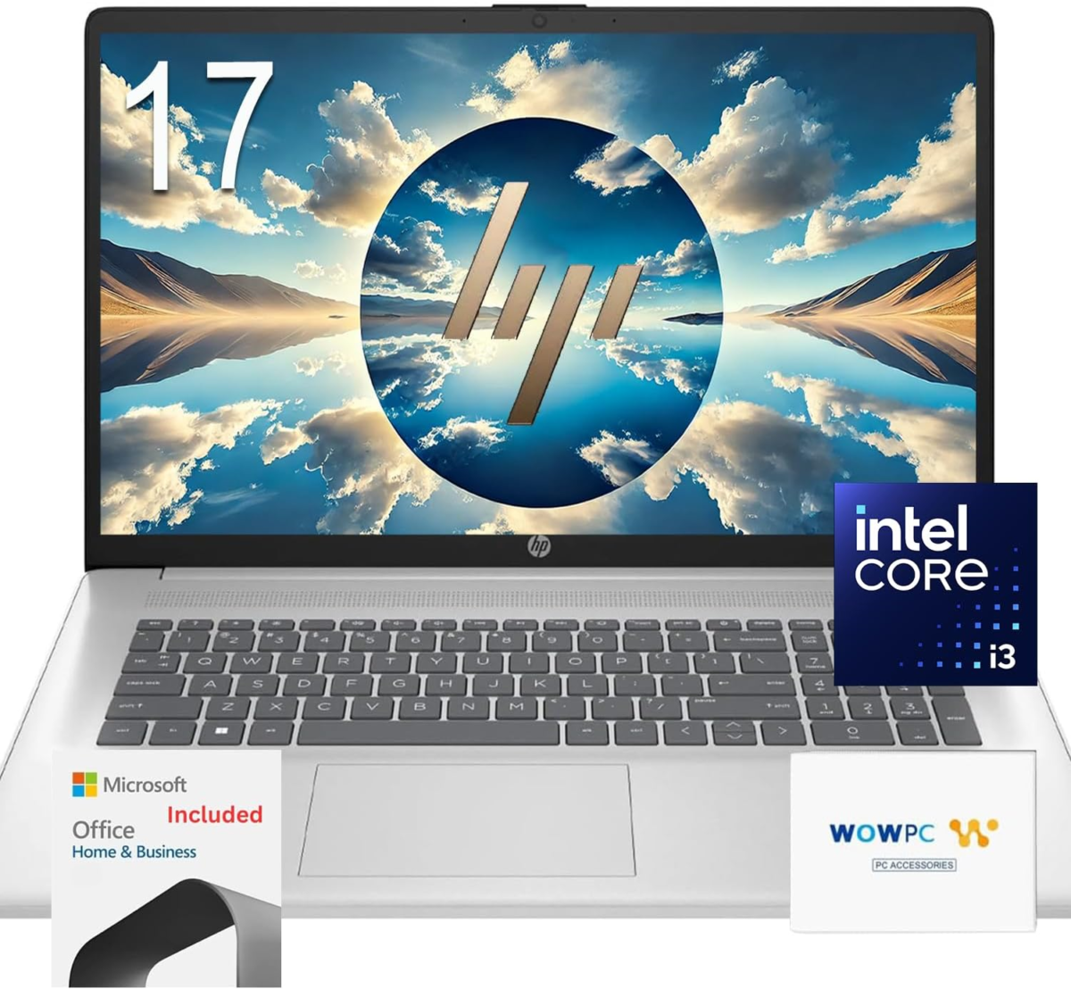 Ultrabook 17.3" FHD (‎1920 X 1080) Laptop with 12-Month Microsoft Suite • 40GB RAM • 512GB SSD & 512GB External Storage • Intel Core 6-Core Processor • Type-C • Upto 12 Hours Battery Life • Win 11 - Image 1