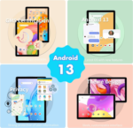 2024 Newest Android 13, 10 Inch Android Tablet, 8GB RAM + 128GB ROM, Octa-Core Processor, IPS Touchscreen, 2.4&5G Wifi6, Bluetooth 5.0, Keyboard,Mouse,Case - Image 5