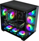 Panorama RTX 3070 (> 4060 Ti) Gaming PC Desktop - AMD Ryzen 7 5700X Processor, 32GB DDR4 RAM, 512GB Nvme SSD + 3TB HDD, Wifi + BT, Windows 11 Home - Best 2024 RGB Prebuilt Tower Computer for Gamers - Image 5
