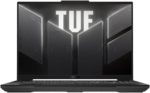 TUF Gaming A16 (2024) Gaming Laptop, 16” QHD+ 165Hz 16:10 Display, AMD Ryzen™ 9 7940HX, NVIDIA® Geforce RTX™ 4070, 16GB DDR5, 1TB Pcie Gen4 SSD, Wi-Fi 6, Windows 11, FA607PI-AS94