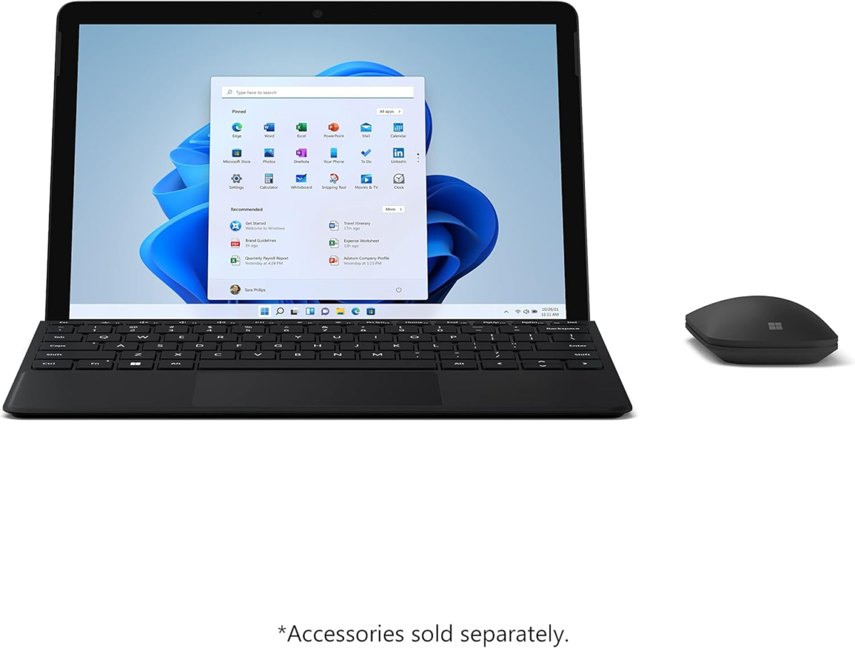 Surface Go 3 - 10.5" Touchscreen - Intel® Pentium® Gold - 8GB Memory - 128GB SSD - Device Only - Black (Latest Model) (Renewed) - Image 7
