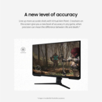 27-Inch Odyssey G3 (G30D) Series FHD Gaming Monitor, 1Ms, 180Hz, AMD Freesync, Adjustable Stand, Black Equalizer, Virtual Aim Point, Eye Saver Mode, Flicker-Free, LS27DG302ENXZA, 2024 - Image 7