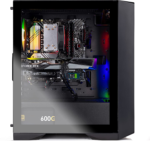 Nebula Gaming PC Desktop – AMD Ryzen 5 3600 3.6 Ghz, NVIDIA GTX 1650, 500GB NVME SSD, 16GB DDR4 RAM 3200, 600W Gold PSU, 11AC Wi-Fi, Windows 11 Home 64-Bit,Black - Image 7