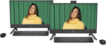 Inspiron 5415 All in One Desktop - 23.8-Inch FHD (1920X1080) Touchscreen Display, AMD Ryzen 5-7530U Processor, 16GB DDR4 RAM, 1TB SSD, AMD Radeon Graphics, Windows 11 Home, Onsite Service - Black - Image 8
