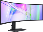 49-Inch Business Curved Ultrawide Dual QHD Computer Monitor, USB-C, Displayport, HDMI, 120Hz, VESA Displayhdr 400, Built-In Speakers, Height Adjustable Stand, Eye Care, LS49C954UANXZA, 2024 - Image 2