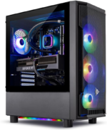 Shadow Gaming PC, Intel I7 12700F 2.1 Ghz, RTX 4060, 1TB NVME, 16GB DDR4 RAM 3200, 600W Gold PSU Wi-Fi, Win 11 Home, Rgb-Keyboard and Rgb-Mouse Included,Black