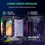 Nebula Gaming PC Desktop – AMD Ryzen 5 5600X 3.7 Ghz, NVIDIA RTX 4060 Ti, 1TB NVME SSD, 16GB DDR4 RAM 3200, 600W Gold PSU, 11AC Wi-Fi, Windows 11 Home 64-Bit,Black - Image 4