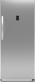 KM-RUF-21S 21 Cu. Ft. Upright Convertible Freezer/Refrigerator, 2-In-1 Appliance, Storage for Fresh or Frozen Food and Drinks, Clear Shelves and Drawers [Silver] - Image 2