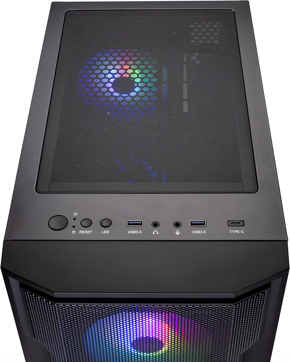 Shadow Gaming PC, Intel I7 12700F 2.1 Ghz, RTX 4060, 1TB NVME, 16GB DDR4 RAM 3200, 600W Gold PSU Wi-Fi, Win 11 Home, Rgb-Keyboard and Rgb-Mouse Included,Black - Image 9