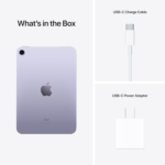 Ipad Mini (6Th Generation): A15 Bionic, 8.3-Inch Liquid Retina Display, 64GB, Wi-Fi 6, 12MP Front/12Mp Back Camera, Touch ID, All-Day Battery Life – Purple - Image 6