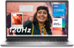 Inspiron 3530 Laptop - 15.6-Inch FHD 120Hz Display, Intel Core I5-1334U Processor, 16GB DDR4 RAM, 512GB SSD, Intel Iris Xe Graphics, Windows 11 Home, Migrate Services - Platinum Silver (Aluminum)