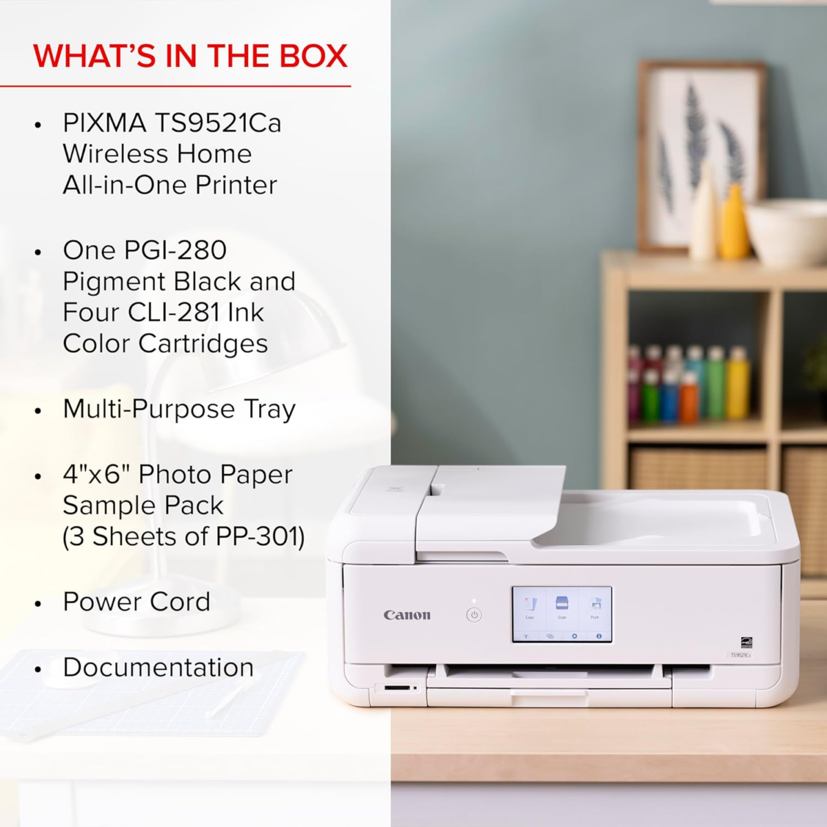 PIXMA Ts9521Ca – Wireless Home All-In-One Inkjet Printer - Image 10