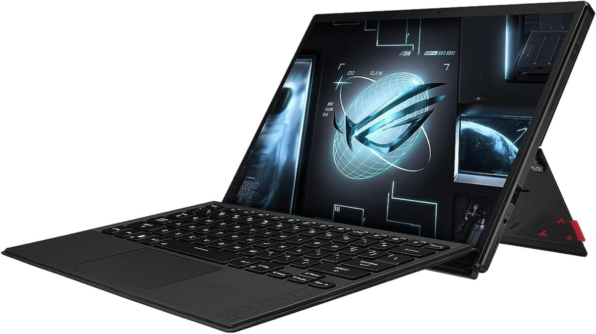 ROG Flow Z13 (2023) Gaming Laptop Tablet, 13.4” Nebula Display 16:10 QHD 165Hz, Geforce RTX 4050, Intel Core I9-13900H, 16GB LPDDR5, 1TB Pcie SSD, Wi-Fi 6E, Windows 11, Gz301Vu-Ds94,Black - Image 1