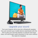 Inspiron 5415 All in One Desktop - 23.8-Inch FHD (1920X1080) Touchscreen Display, AMD Ryzen 5-7530U Processor, 16GB DDR4 RAM, 1TB SSD, AMD Radeon Graphics, Windows 11 Home, Onsite Service - Black - Image 5