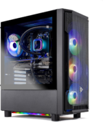 Shadow Gaming PC Desktop – Intel Core I7 13700F 2.1 Ghz, NVIDIA RTX 4060, 1TB NVME SSD, 16GB DDR4 RAM 3200, 600W Gold PSU, 360Mm AIO, 11AC Wi-Fi, Windows 11 Home 64-Bit,Black