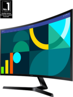 27" Essential S3 (S36GD) Series FHD 1800R Curved Computer Monitor, 100Hz, Game Mode, Advanced Eye Comfort, HDMI and D-Sub Ports, LS27D366GANXZA, 2024 - Image 2