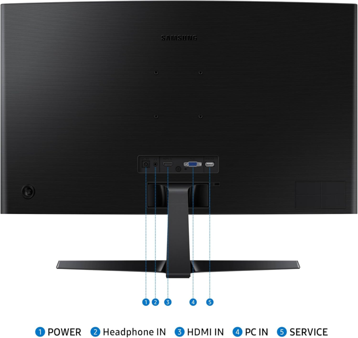 27" Essential S3 (S36GD) Series FHD 1800R Curved Computer Monitor, 100Hz, Game Mode, Advanced Eye Comfort, HDMI and D-Sub Ports, LS27D366GANXZA, 2024 - Image 9