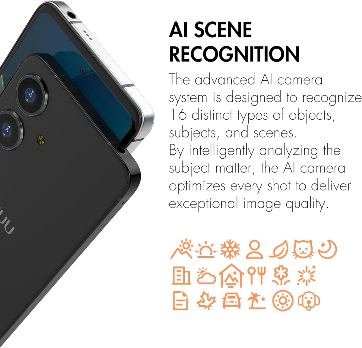 N10 Basic Cell Phone for T-Mobile, Mint, Metro, Qlink, Tello and More 4GB/128GB, Perfect for Teenagers, Dual SIM 4G, Octa-Core 6.6" 90Hz HD+, Unlocked Phones Android Phone 14, Black, US Warranty - Image 7