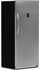 KM-RUF-21S 21 Cu. Ft. Upright Convertible Freezer/Refrigerator, 2-In-1 Appliance, Storage for Fresh or Frozen Food and Drinks, Clear Shelves and Drawers [Silver]