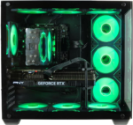 Panorama RTX 3070 (> 4060 Ti) Gaming PC Desktop - AMD Ryzen 7 5700X Processor, 32GB DDR4 RAM, 512GB Nvme SSD + 3TB HDD, Wifi + BT, Windows 11 Home - Best 2024 RGB Prebuilt Tower Computer for Gamers - Image 3