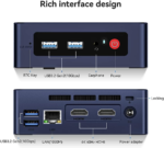 Mini PC, Mini S12 Pro Intel 12Th Gen 4-Core N100(Up to 3.4Ghz), Mini Computer 16GB DDR4 RAM 500GB SSD, Desktop PC Dual HDMI 4K Uhd/Gigabit Ethernet/Wifi6/Bt5.2/W-11/Htpc/W-11 Pro - Image 6