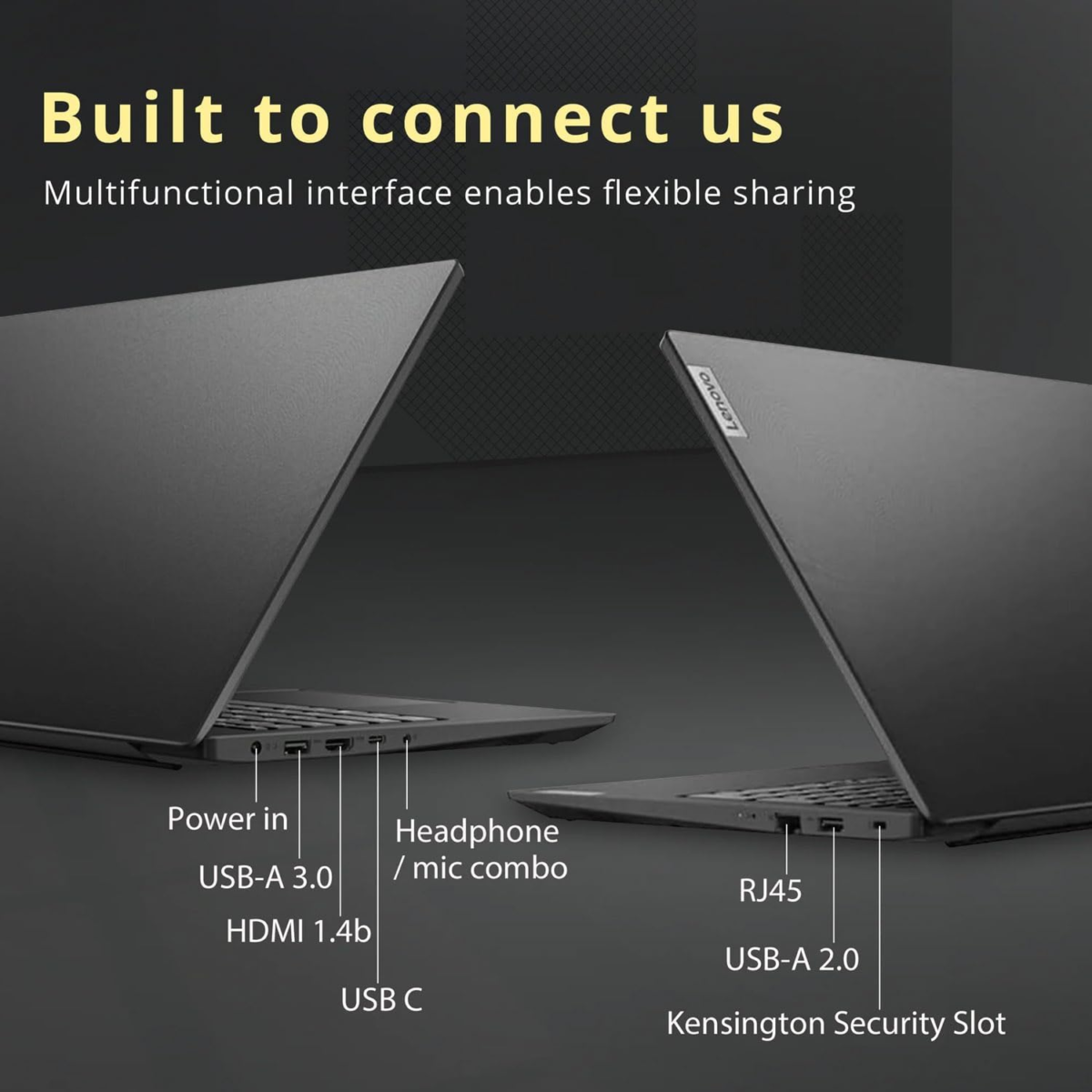 V Series 15.6" FHD Business Laptop, Intel Core I5-1235U, 16GB RAM, 1TB SSD, Webcam, HDMI, RJ-45, Wi-Fi, W11H, Black - Image 5