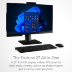 Envision 27" All-In-One Desktop PC (24-Core Intel I9-14900, 64GB RAM, 4TB NVME, Wifi 6, Windows 11 Pro, Type-C, Web Cam, Card Reader, DVD-RW, FHD, KB/M - Business Computer W/Productivity Accessories - Image 2
