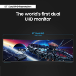 57" Odyssey Neo G9 Series Dual 4K UHD 1000R Curved Gaming Monitor, 240Hz, 1Ms with Displayport 2.1, Quantum Mini-Led, Displayhdr 1000, AMD Freesync Premium Pro, LS57CG952NNXZA, 2023 - Image 8