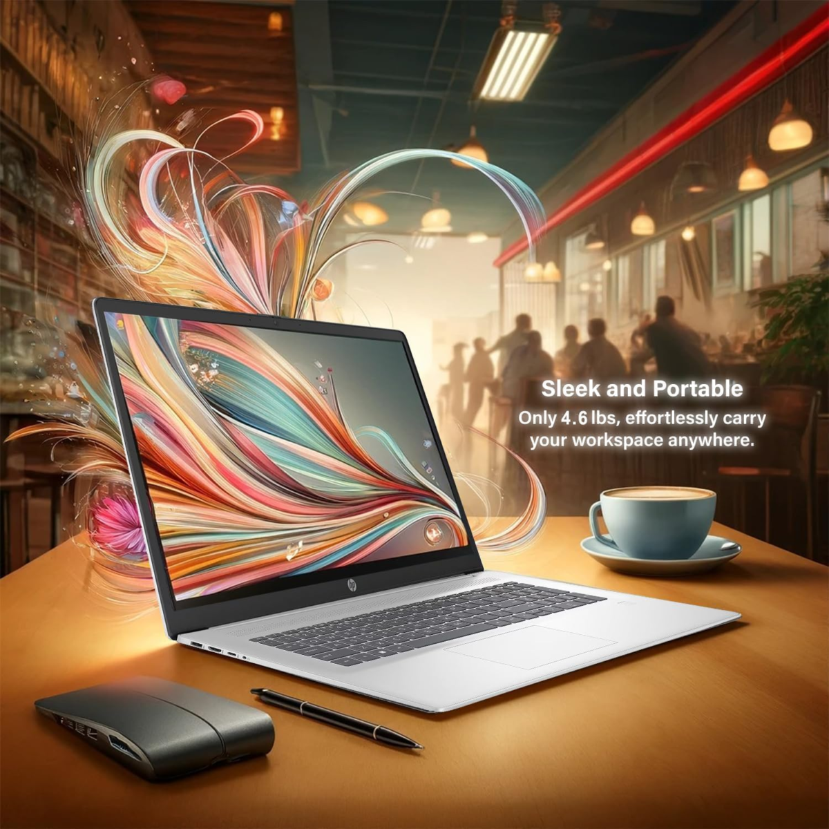 Ultrabook 17.3" FHD (‎1920 X 1080) Laptop with 12-Month Microsoft Suite • 40GB RAM • 512GB SSD & 512GB External Storage • Intel Core 6-Core Processor • Type-C • Upto 12 Hours Battery Life • Win 11 - Image 5