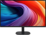 27 Inch Monitor, FHD 1080P, Max 100Hz, VESA Compatible, Built-In Speakers, Black