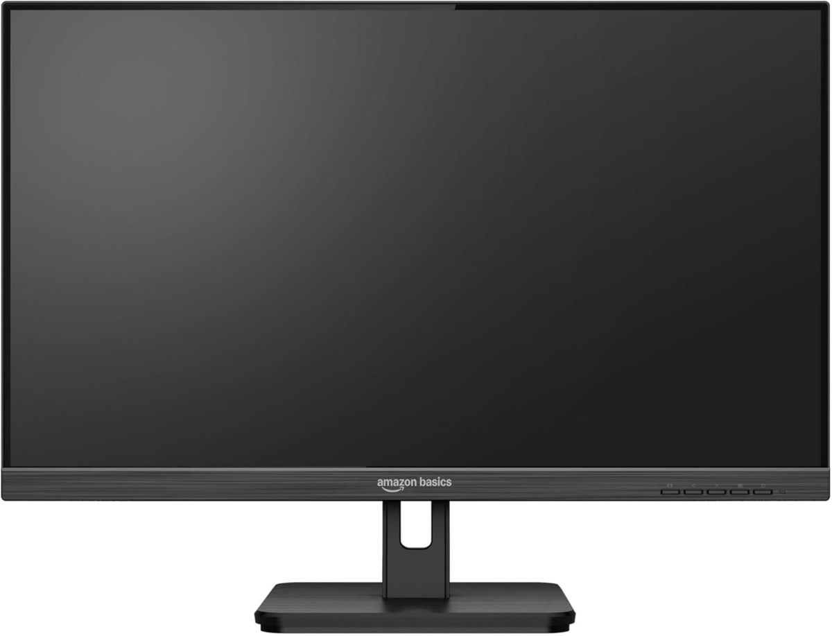 24-Inch IPS Monitor 75 Hz Powered with AOC Technology FHD 1080P HDMI, Display Port and VGA Input VESA Compatible Built-In Speakers for Office and Home, Black - Image 1