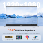 Newest 15.6" Laptop, Intel Quad-Core Processor (Up to 3.6Ghz), 16GB RAM, 512GB SSD, Windows 11 Laptops Computer, FHD Screen, Webcam, Light&Thin, Metal Shell, HDMI, Type-C, USB3.2 (2024 Flagship) - Image 5