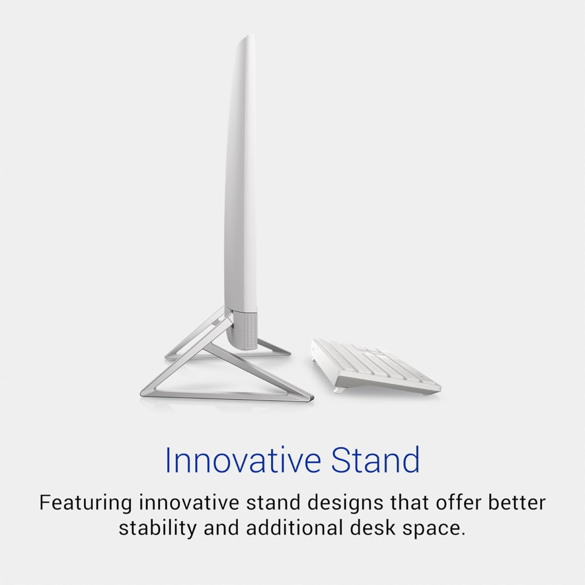 Inspiron 5430 All in One Desktop - 23.8-Inch FHD (1920 X 1080) Display, Intel Core 3-100U, 8GB DDR4 RAM, 512GB SSD, Intel Graphics, Windows 11 Home, Onsite Service - White - Image 3